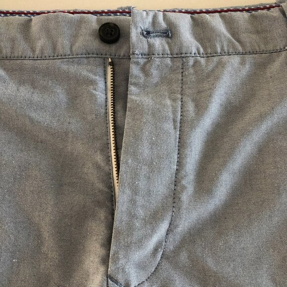 IZOD Golf Casual Activewear Straight Leg Flat Front Pants in Blue Size 40 x 29 - Picture 7 of 12
